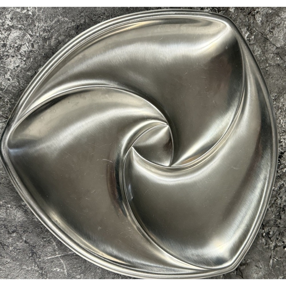 Vintage 1960's Fraser's Stainless Steel  Platter Germany‎